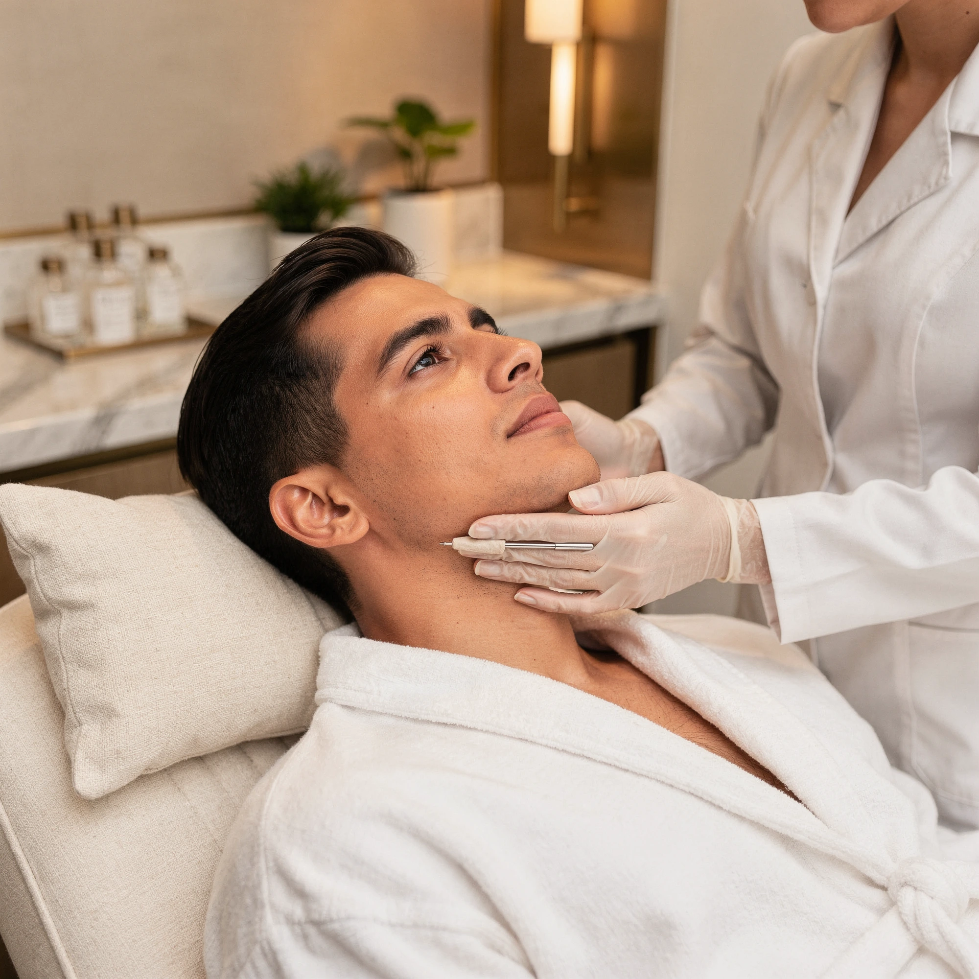 male jawline contouring 2